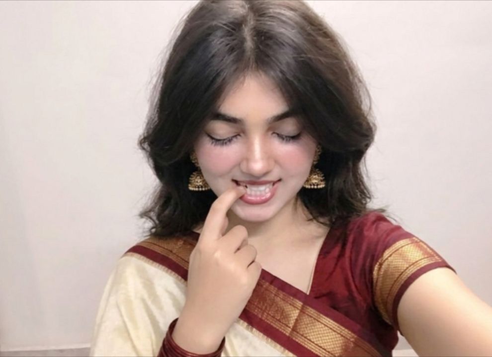 babsie in a saree